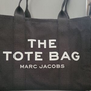 Marc Jacobs Black Canvas Tote Bag